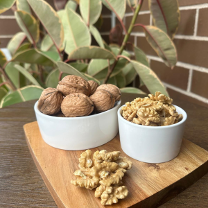 Bowls of premium Australian walnuts