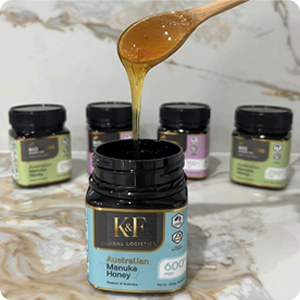 Jar of K&F Australian Manuka Honey
